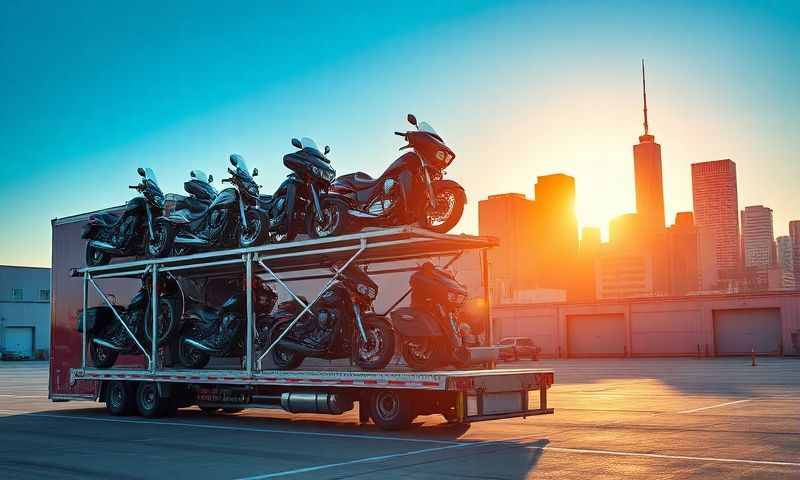 South Portland, Maine motorcycle shipping transporter