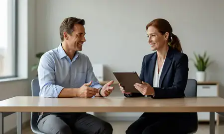 Customer discussing car shipping options in Maryland, United States