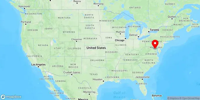 Map of Potomac, Maryland, United States