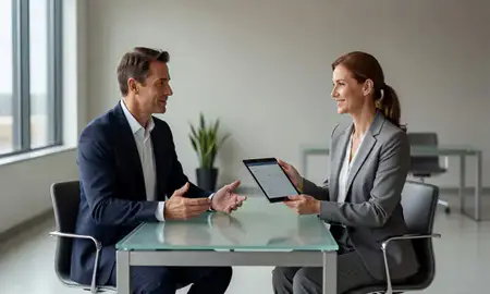 Customer discussing car shipping options in Rockville, Maryland, United States