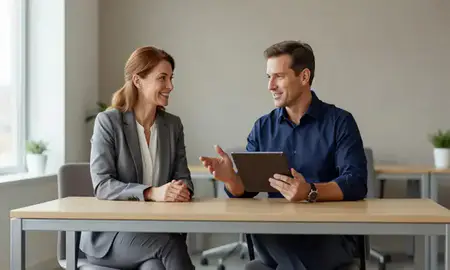 Customer discussing car shipping options in Salisbury, Maryland, United States