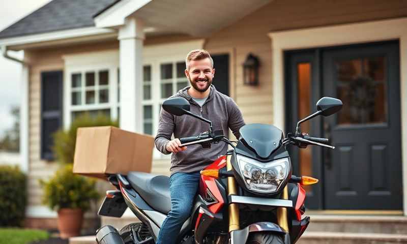 Towson, Maryland motorcycle transporter