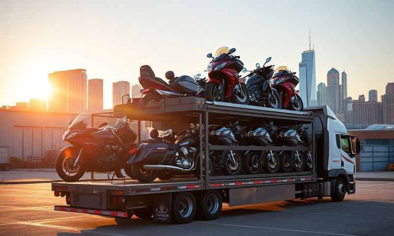 Boston, Massachusetts motorcycle shipping transporter