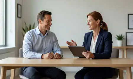 Customer discussing car shipping options in Brockton, Massachusetts, United States