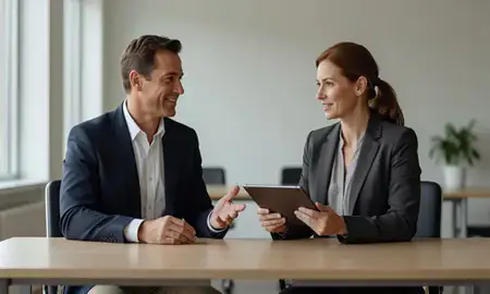 Customer discussing car shipping options in Cambridge, Massachusetts, United States