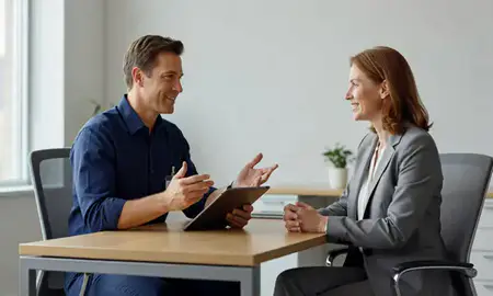 Customer discussing car shipping options in Everett, Massachusetts, United States
