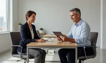 Customer discussing car shipping options in Framingham, Massachusetts, United States
