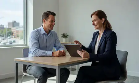 Customer discussing car shipping options in Somerville, Massachusetts, United States