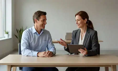 Customer discussing car shipping options in Taunton, Massachusetts, United States