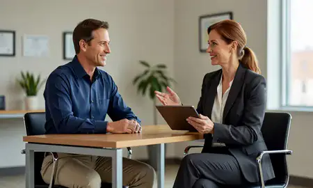 Customer discussing car shipping options in Michigan, United States