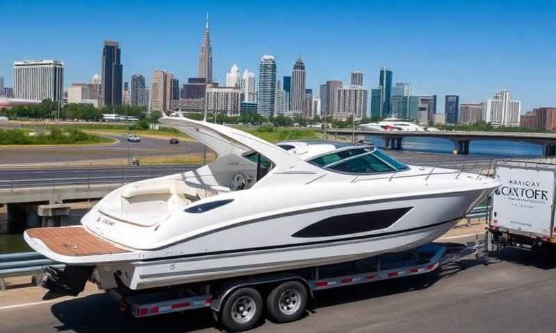 Bay City, Michigan boat transporter