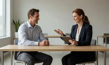 Customer discussing car shipping options in Farmington Hills, Michigan, United States