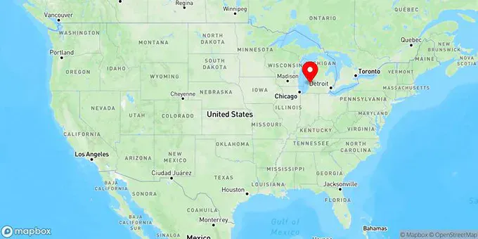 Map of Holland, Michigan, United States