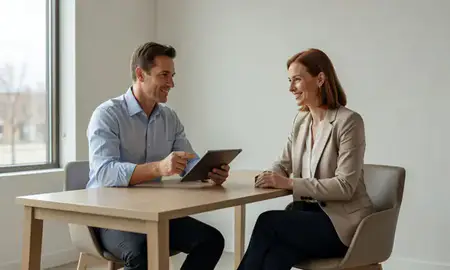 Customer discussing car shipping options in Jackson, Michigan, United States