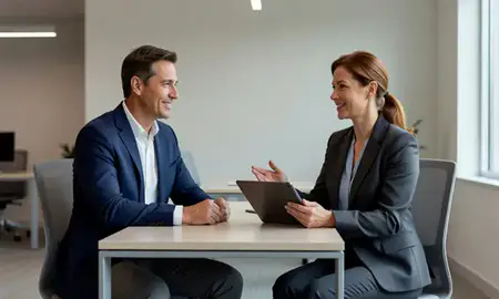 Customer discussing car shipping options in Lansing, Michigan, United States