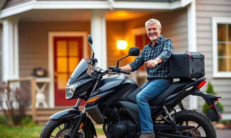 Lansing, Michigan motorcycle transporter