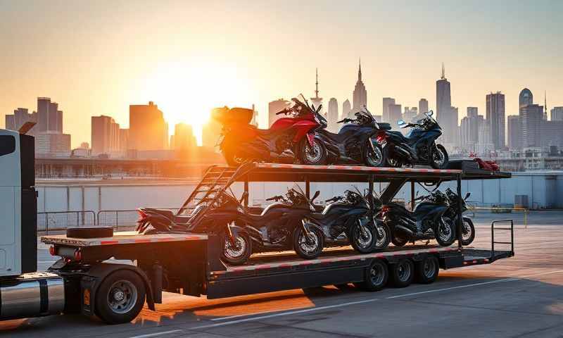 Livonia, Michigan motorcycle shipping transporter