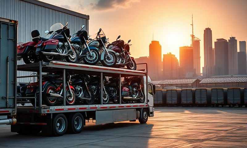 Novi, Michigan motorcycle shipping transporter