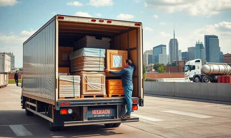 Pontiac, Michigan furniture shipping transporter