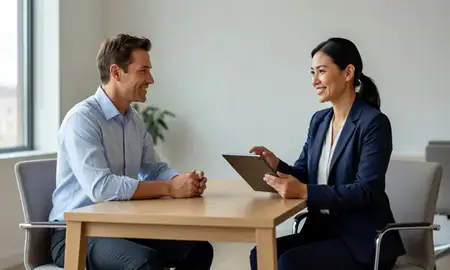 Customer discussing car shipping options in Pontiac, Michigan, United States