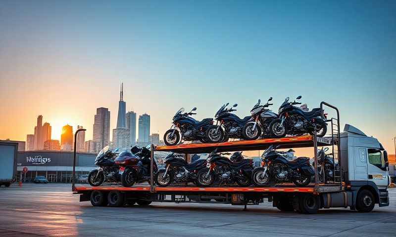 Port Huron, Michigan motorcycle shipping transporter