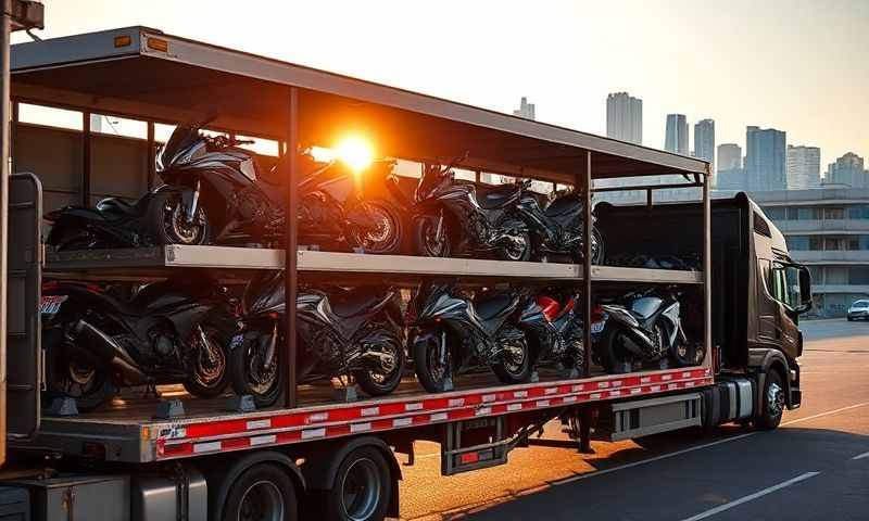 Royal Oak, Michigan motorcycle shipping transporter