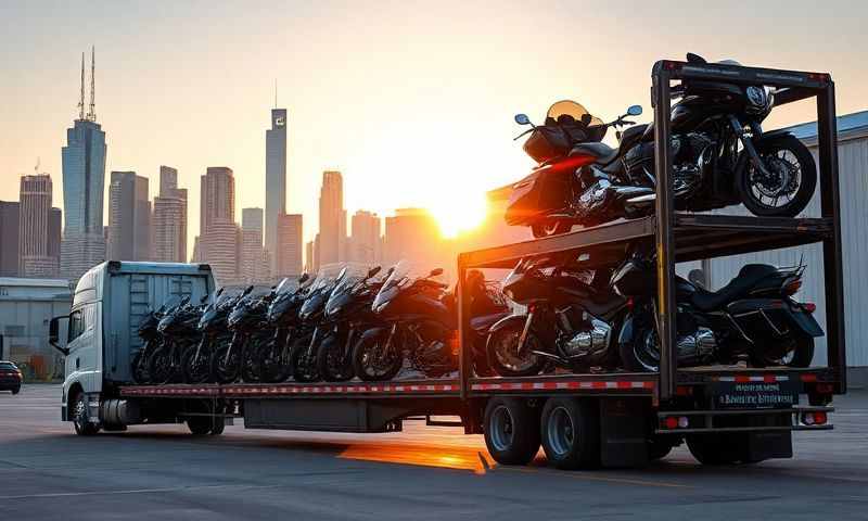 Sterling Heights, Michigan motorcycle shipping transporter