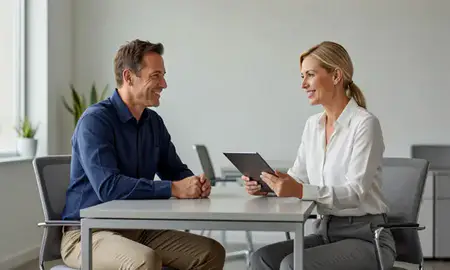 Customer discussing car shipping options in Taylor, Michigan, United States