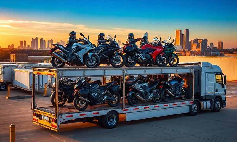 Troy, Michigan motorcycle shipping transporter