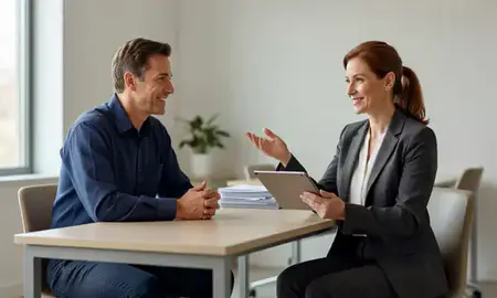 Customer discussing car shipping options in Westland, Michigan, United States