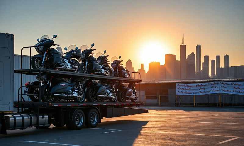 Westland, Michigan motorcycle shipping transporter