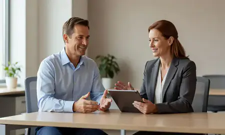 Customer discussing car shipping options in Andover, Minnesota, United States