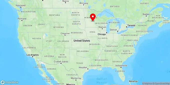 Map of Andover, Minnesota, United States