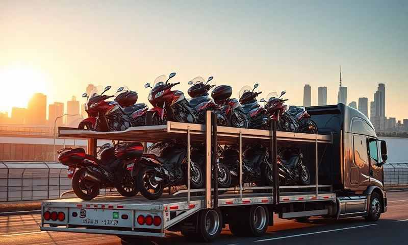 Apple Valley, Minnesota motorcycle shipping transporter