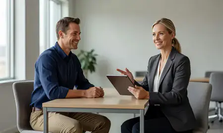 Customer discussing car shipping options in Blaine, Minnesota, United States