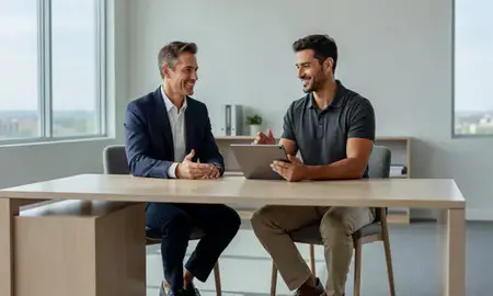 Customer discussing car shipping options in Bloomington, Minnesota, United States