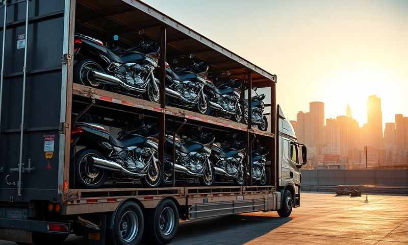 Brooklyn Center, Minnesota motorcycle shipping transporter