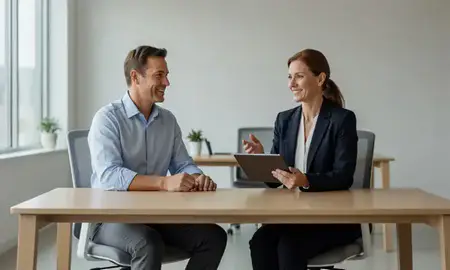 Customer discussing car shipping options in Brooklyn Park, Minnesota, United States