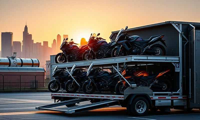 Minneapolis, Minnesota motorcycle shipping transporter