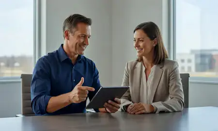 Customer discussing car shipping options in Minnetonka, Minnesota, United States
