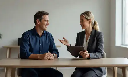 Customer discussing car shipping options in Moorhead, Minnesota, United States