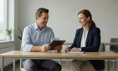 Customer discussing car shipping options in Plymouth, Minnesota, United States