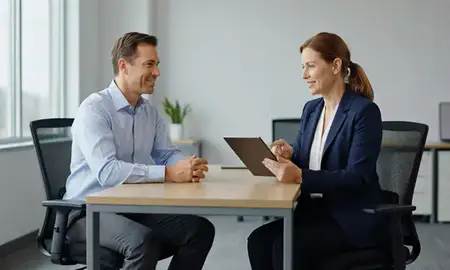 Customer discussing car shipping options in St. Cloud, Minnesota, United States