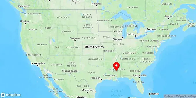 Map of Brandon, Mississippi, United States