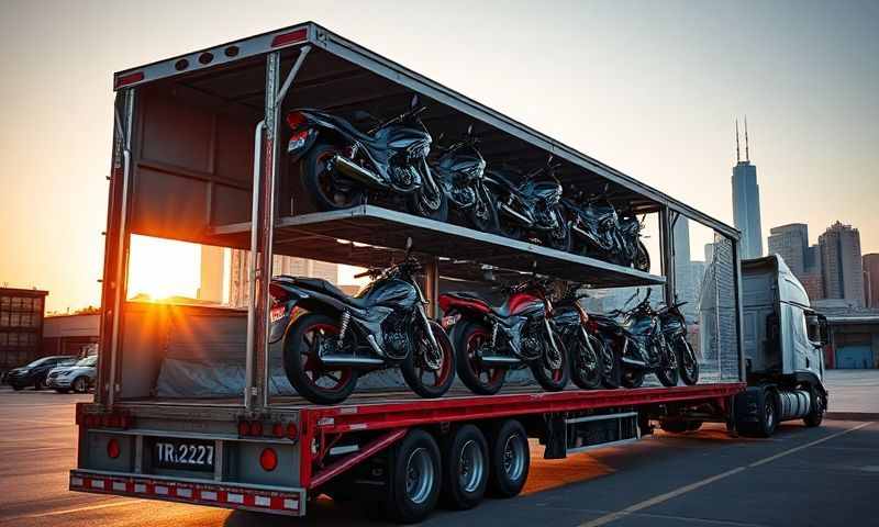 Byram, Mississippi motorcycle shipping transporter