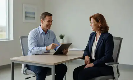Customer discussing car shipping options in Pascagoula, Mississippi, United States