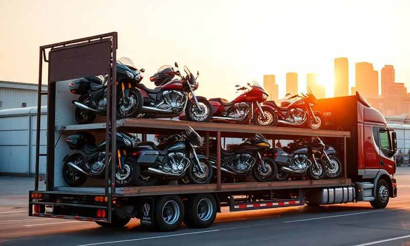 Pascagoula, Mississippi motorcycle shipping transporter