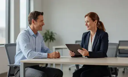 Customer discussing car shipping options in Southaven, Mississippi, United States