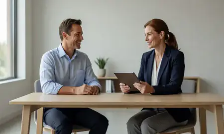 Customer discussing car shipping options in Tupelo, Mississippi, United States