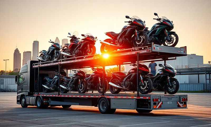 Tupelo, Mississippi motorcycle shipping transporter